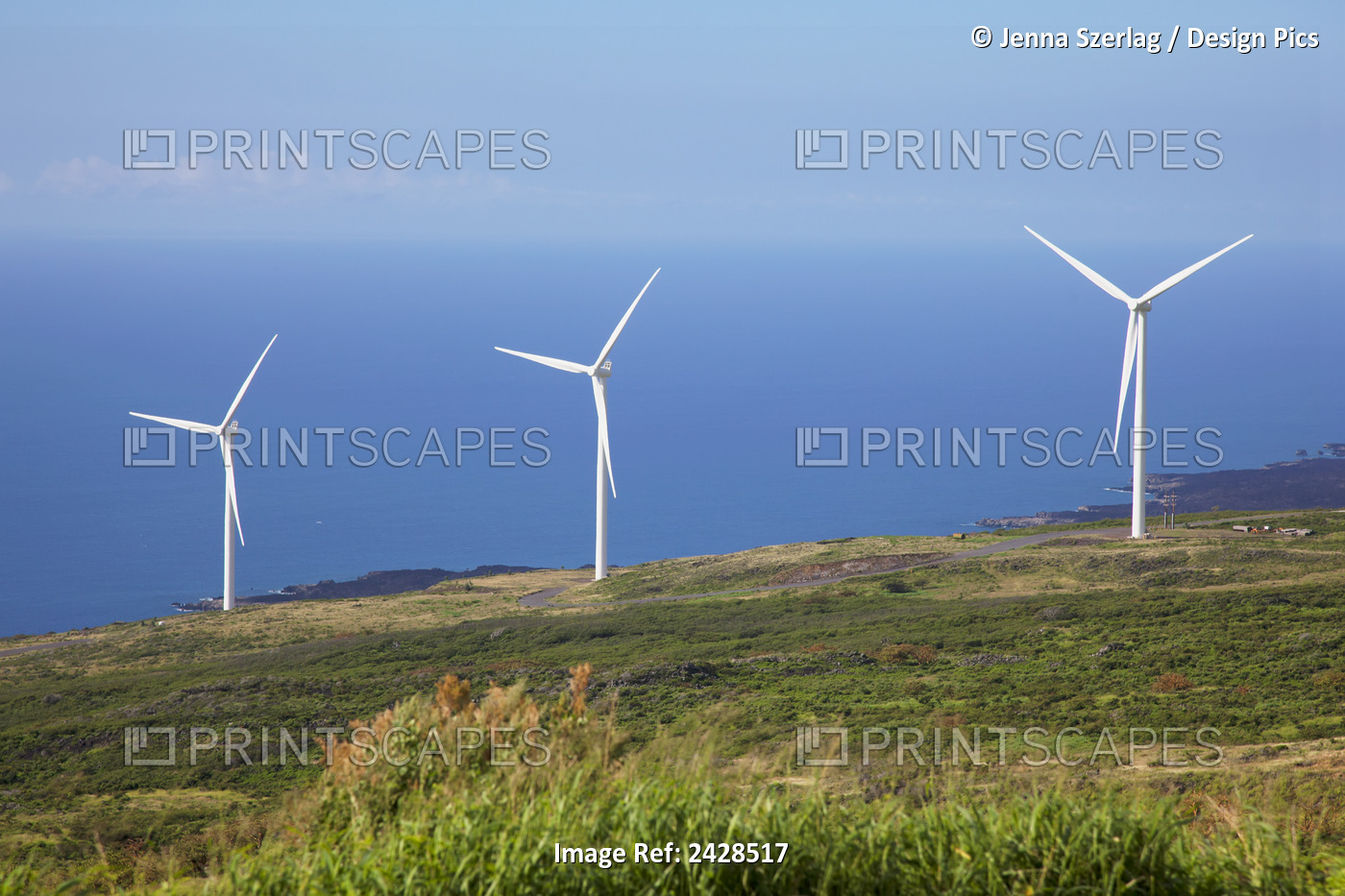 The Auwahi Wind Farm In Kaupo; Maui, Hawaii, United States Of America