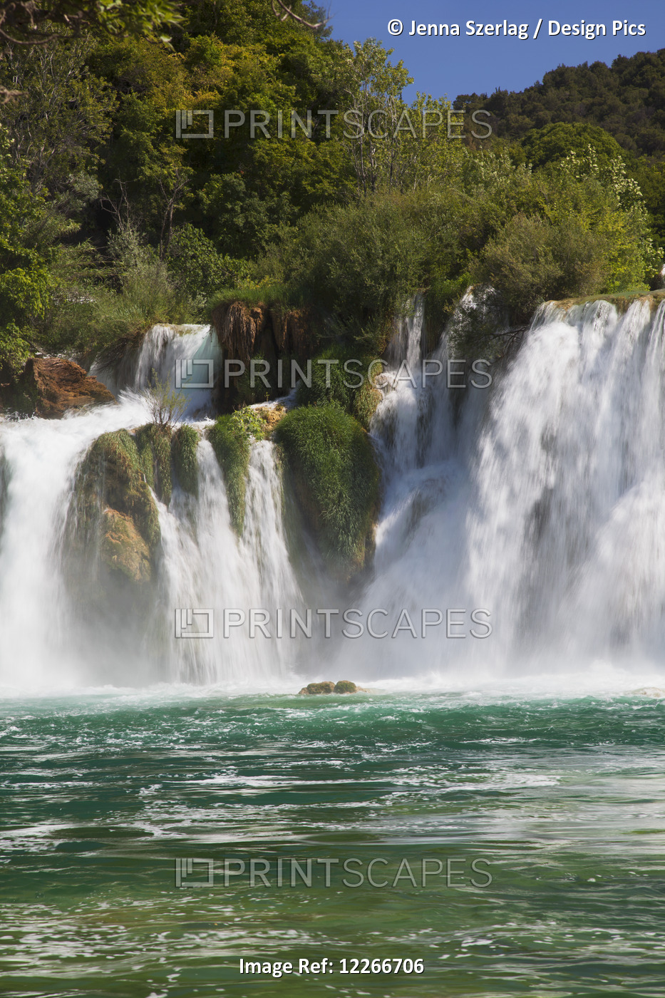 Waterfalls In Krka National Park; Sibenik, Dalmatia, Croatia