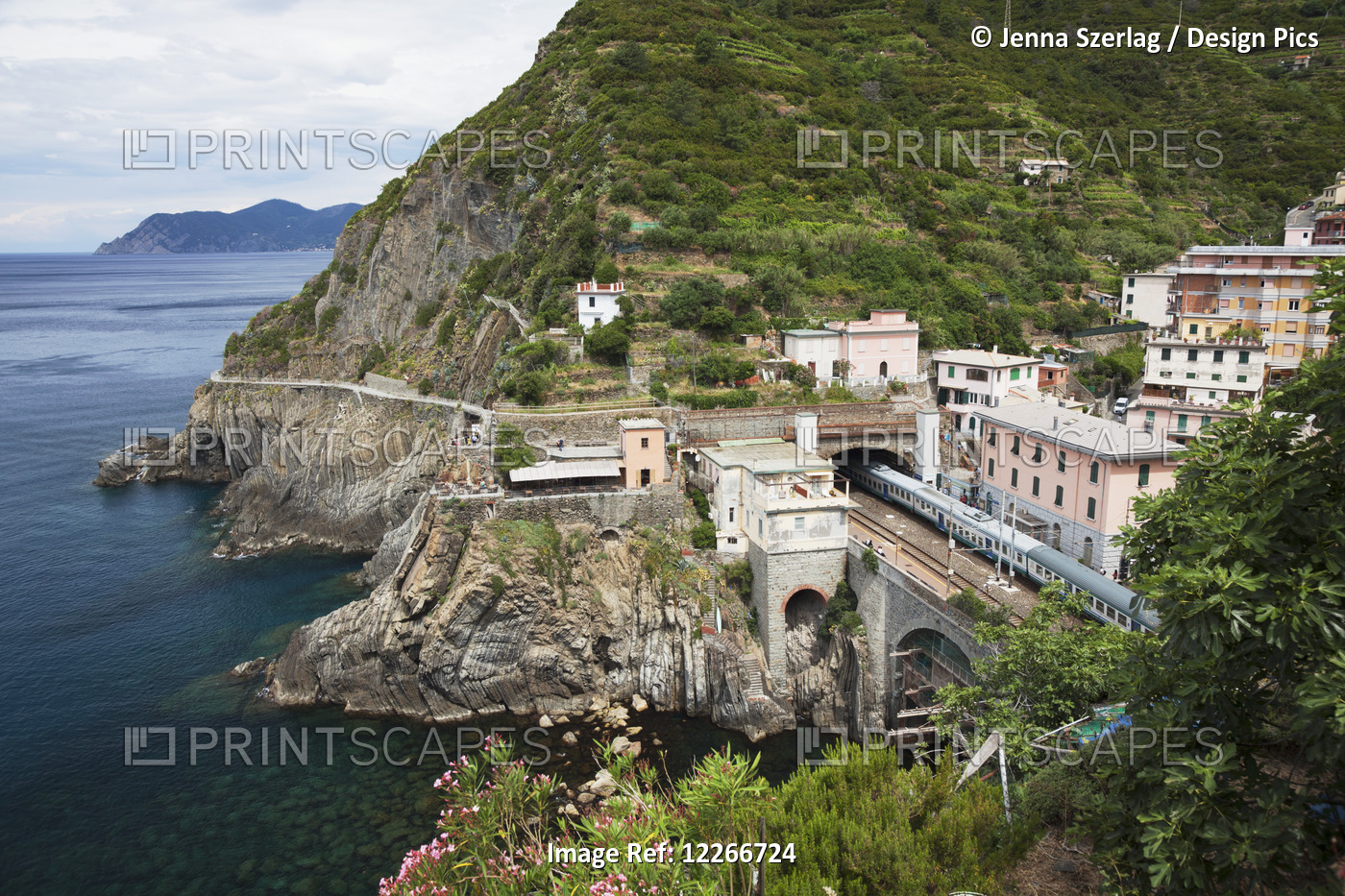 View From The Via Dell'amore; Riomaggiore, Liguria, Italy