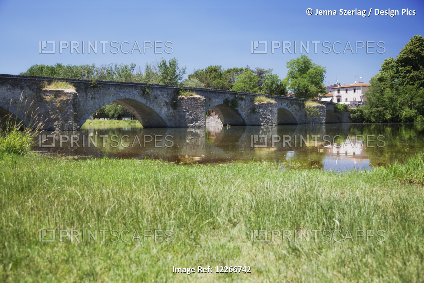 Burin Bridge Featured In The Mona Lisa; Arezzo, Italy