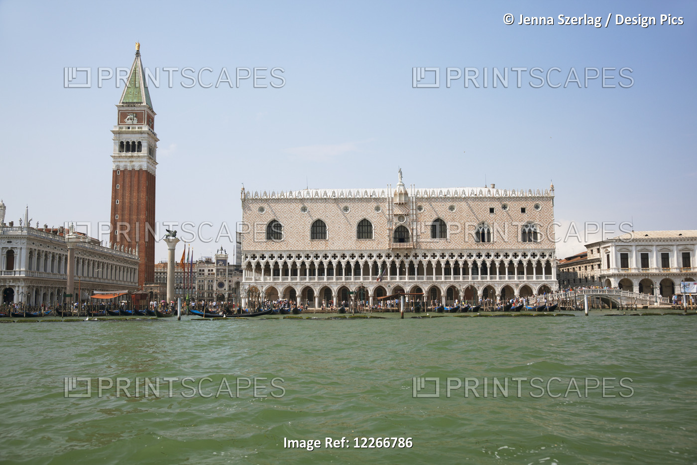 A View Of San Marco Square From The Grand Canal; Venice, Italy