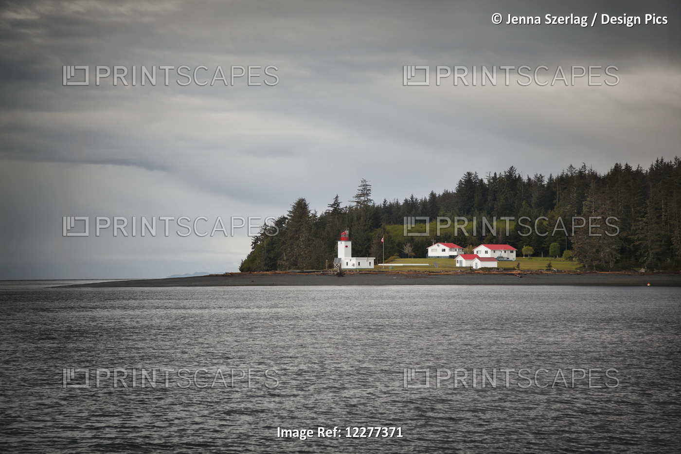 Canada, British Columbia, Malcolm Island, Pulteney Point Lighthouse
