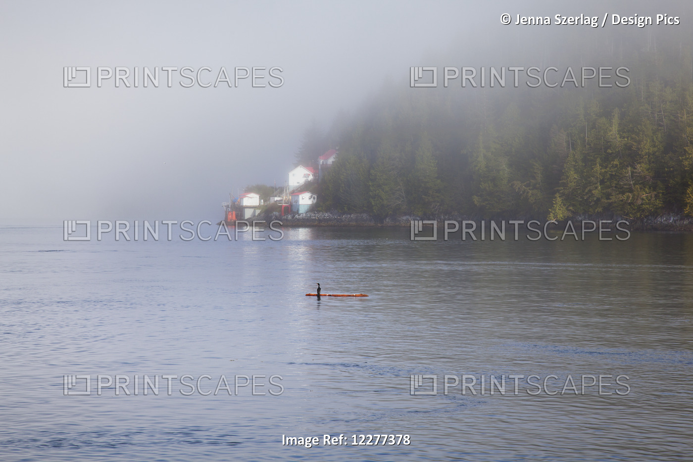 Canada, British Columbia, Inside Passage, Tolimie Channel, Boat Bluff Lighthouse