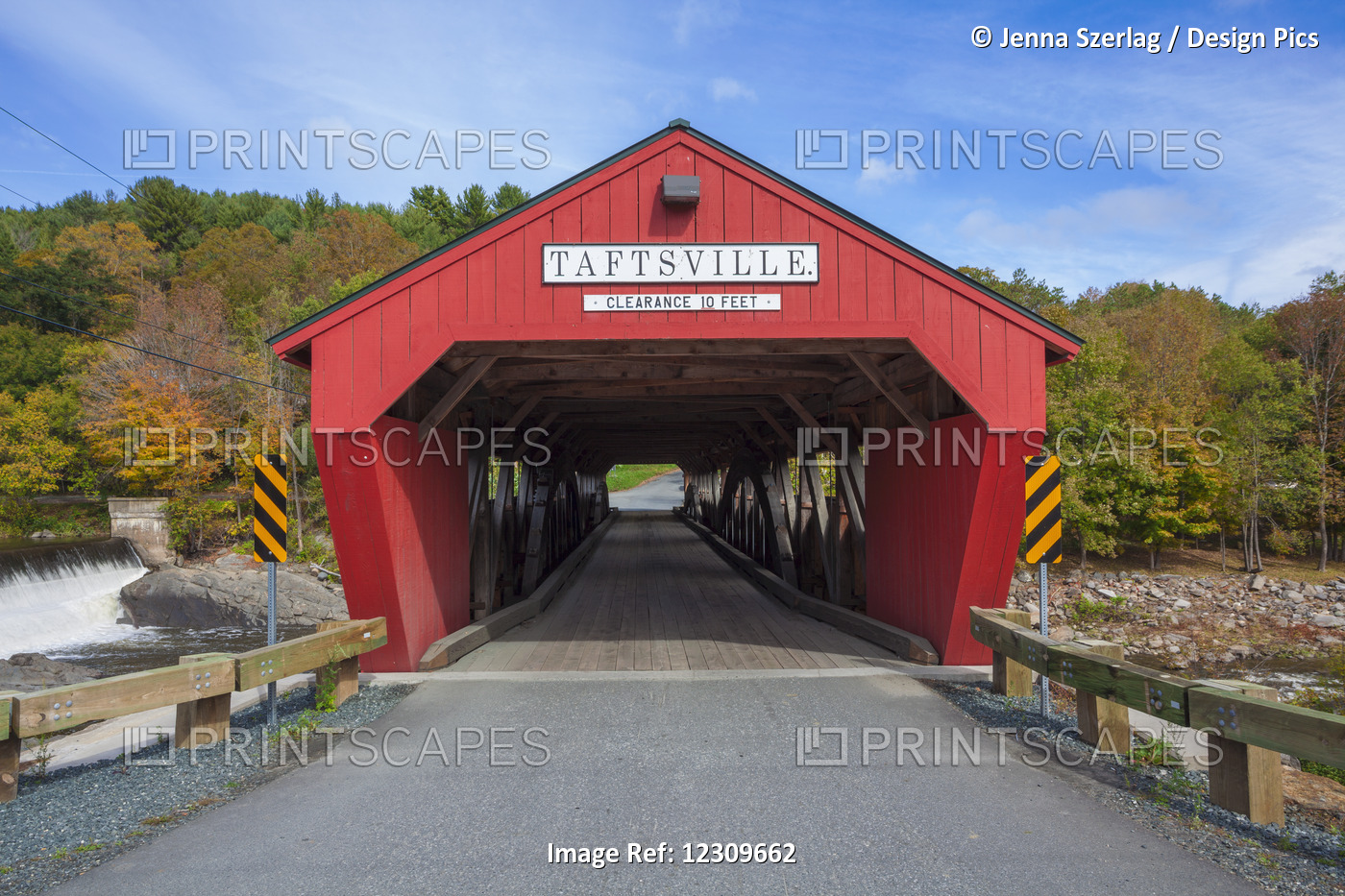 Taftsville Bridge; Woodstock, Vermont, United States Of America