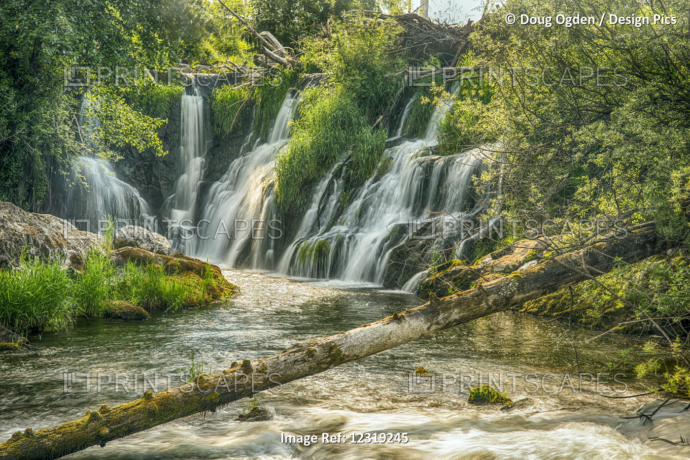 The Deschutes River Falls At The Base Of The Old Olympia Brewery, An Hdr Image ...